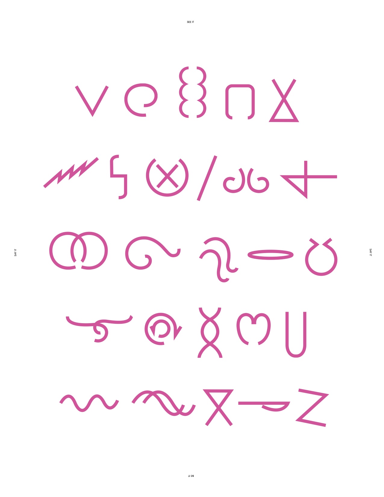 Eurythmie alphabet